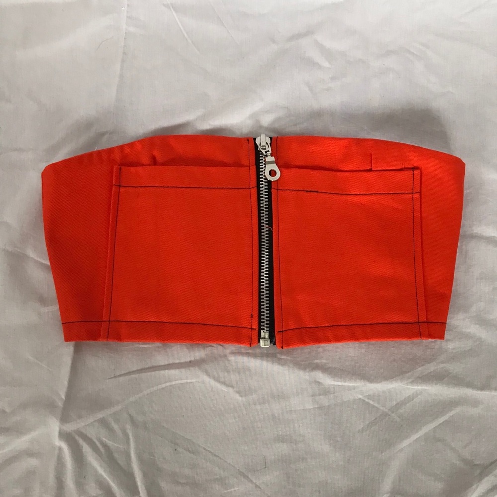 🍊The Ragged Priest (Rattle top ) Orange 🍊 Crop Top - Picture 2 of 7